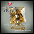 square champagne cz cubic zirconia loose gemstones CZSQ0007
